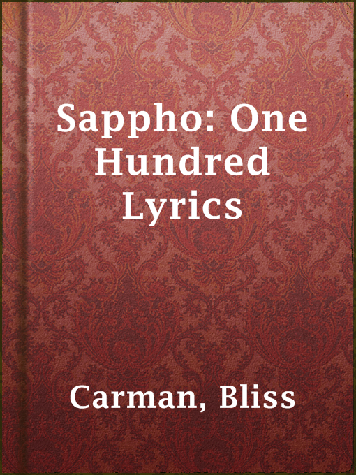 Sappho One Hundred Lyrics